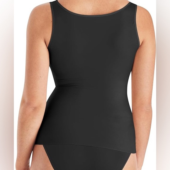 MAIDENFORM Comfort Devotion black firm control layering shaping tank top NWT - Picture 5 of 10